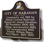Sign of Harahan